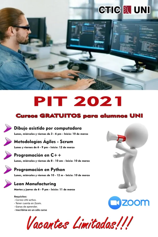 PIT 2021 – Agile Methodologies – Scrum – CTIC UNI