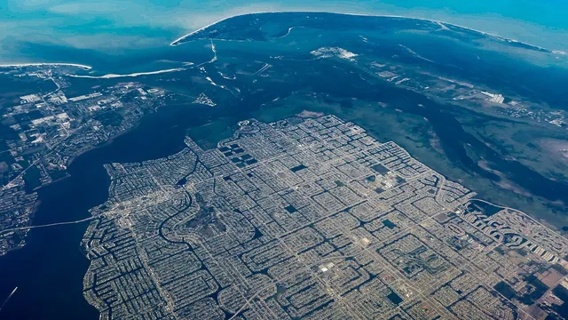 View of Cape Coral, Florida