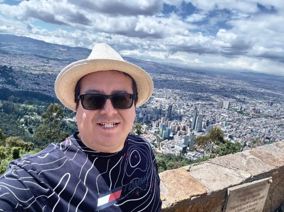 Erwin Salas during a personal trip to Colombia