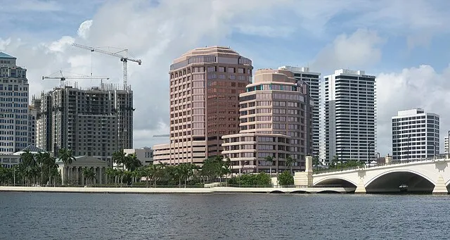 View of West Palm Beach, Florida