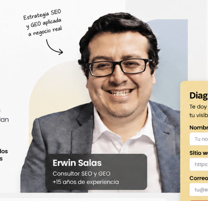 Erwin Salas, consultor SEO y GEO