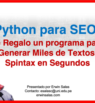 Python para SEO: Te Regalo un Programa para Generar Miles de Contenidos Spintax en Segundos Versión 1.0